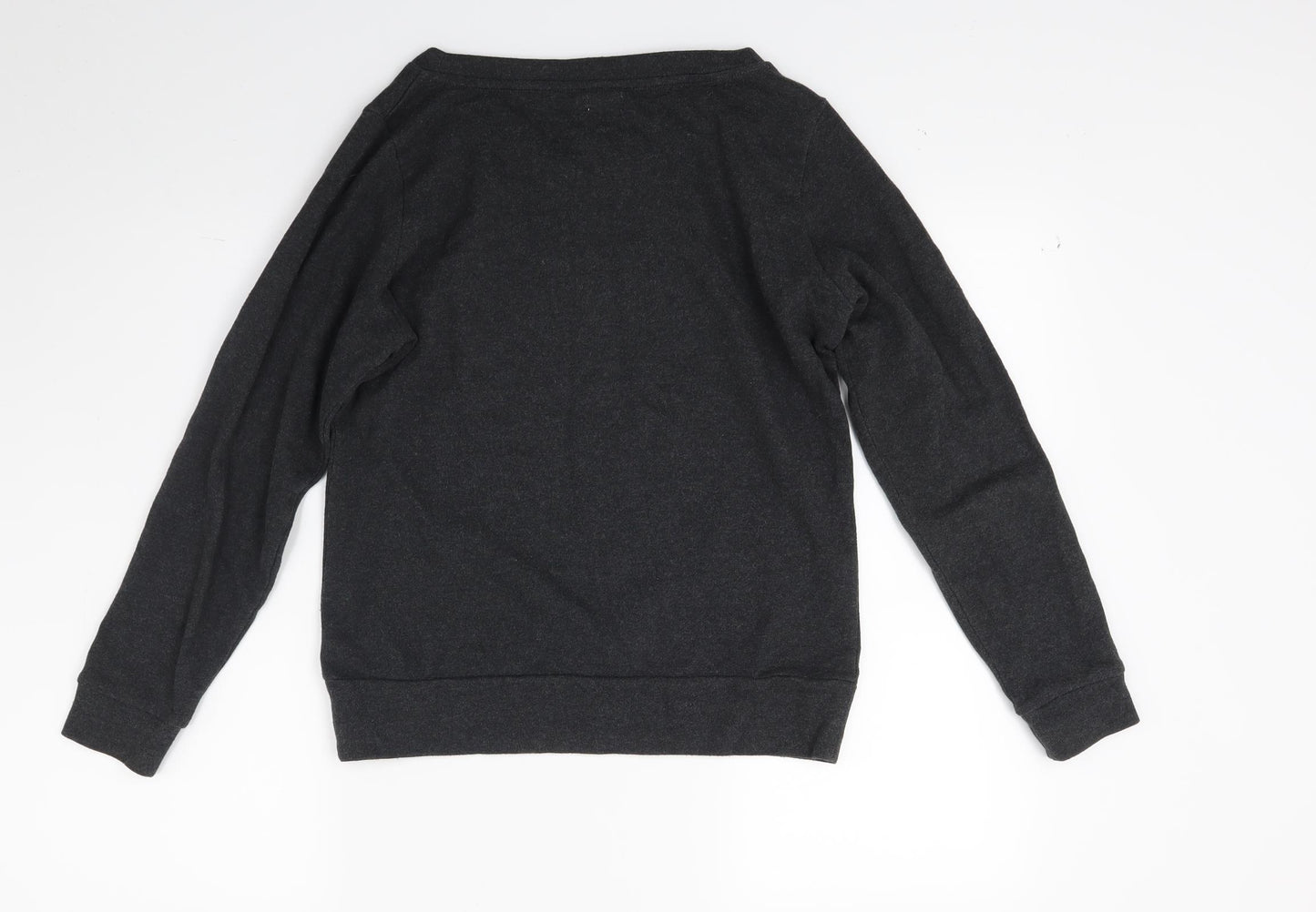 F&F Womens Grey   Pullover Sweatshirt Size 8  - Skull Print