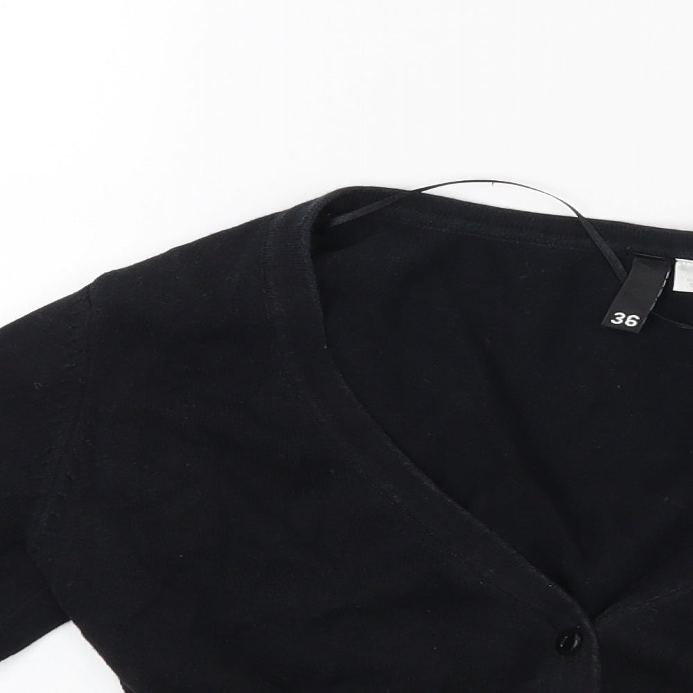 Divided Womens Black   Cardigan Jumper Size 8