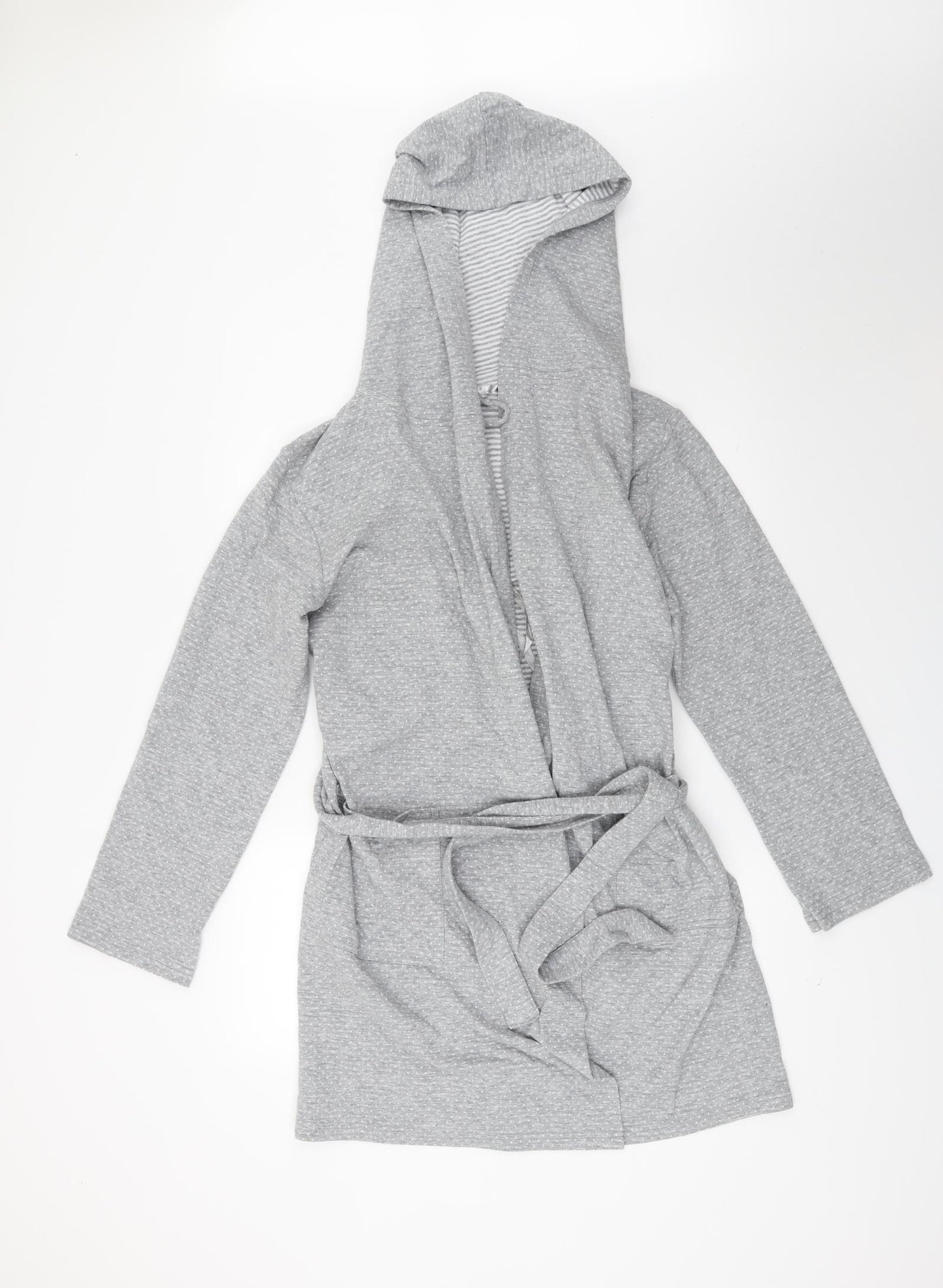 George Womens Grey Striped  Top Gown Size M