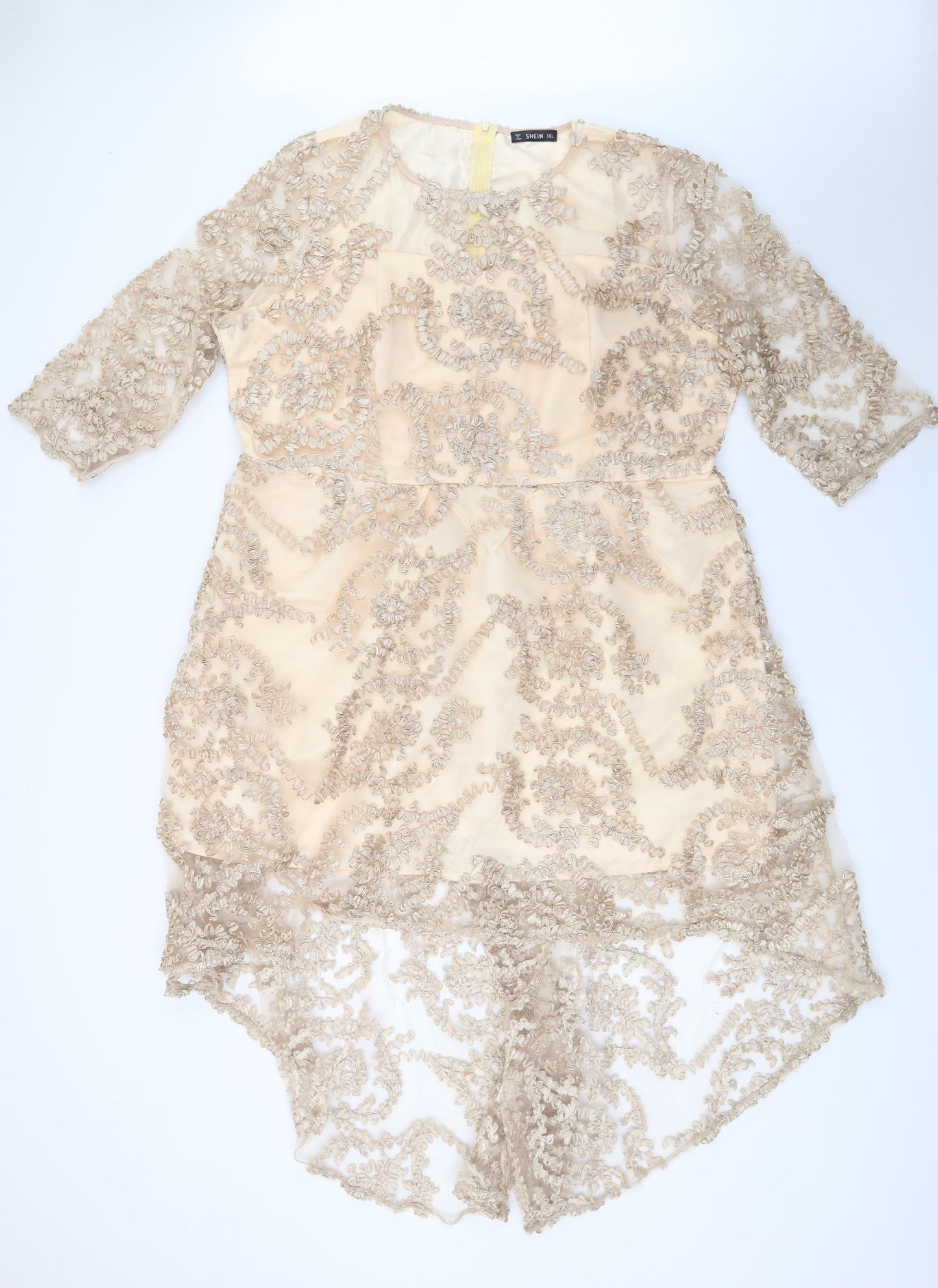 SheIn Womens Beige   A-Line  Size 3XL