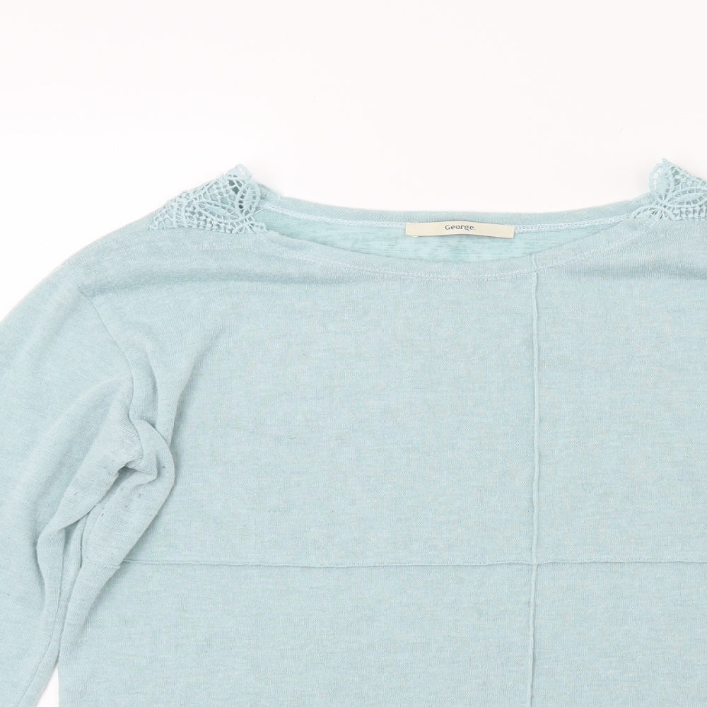 George Womens Green   Pullover Jumper Size 12