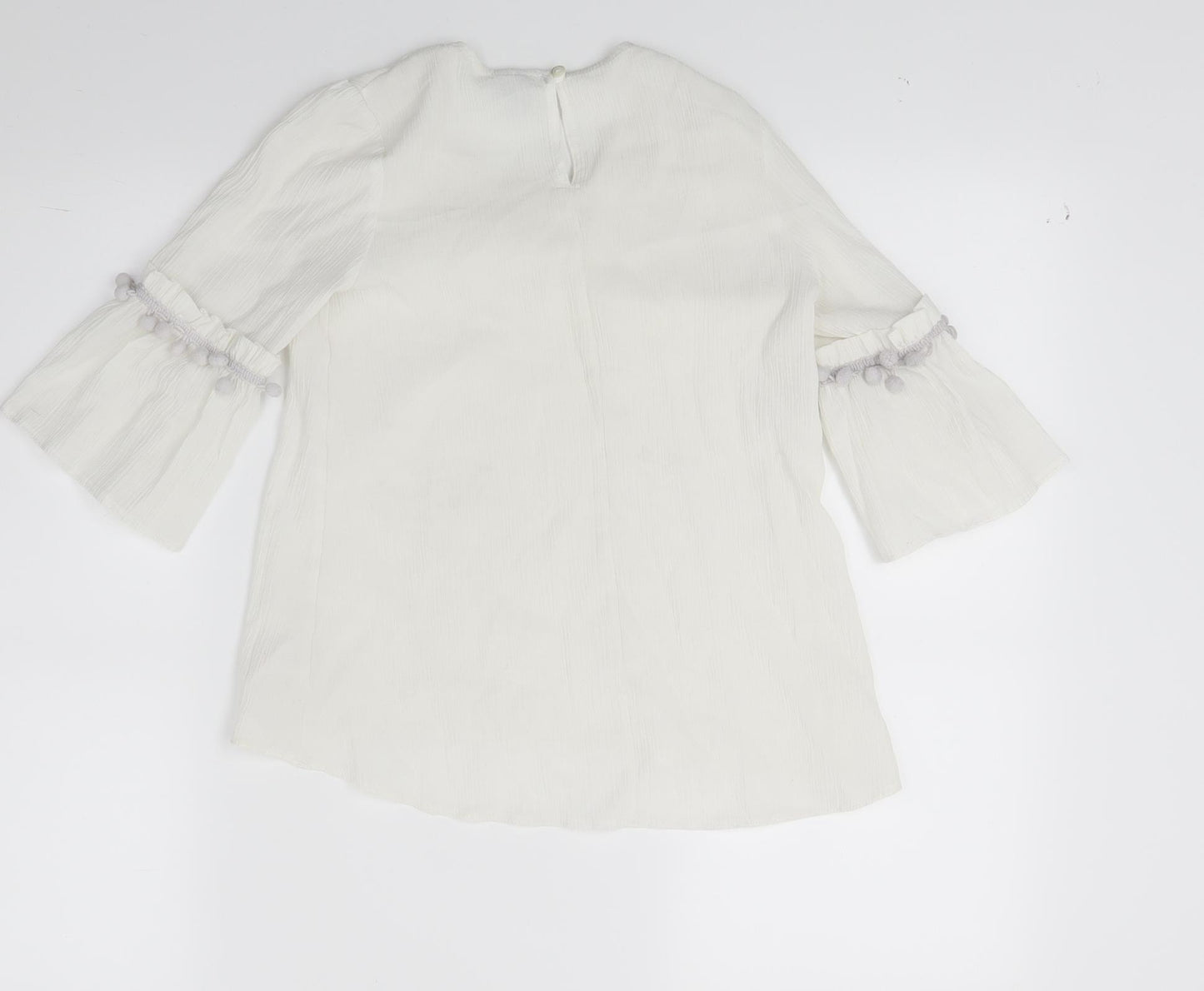 TU Girls White   Basic Blouse Size 9 Years