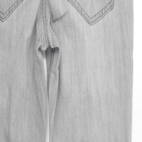 NEXT Womens Grey  Denim Straight Jeans Size 10 L27 in