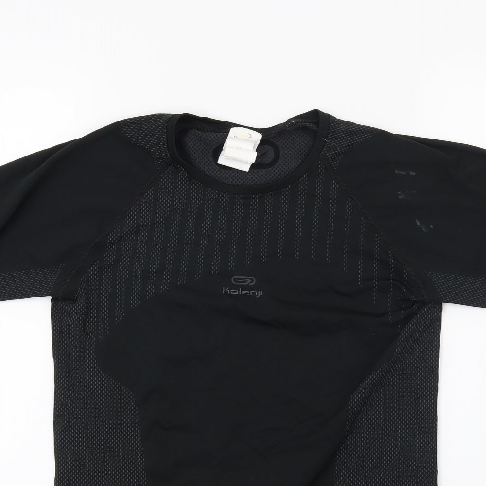 Kalenji Mens Black   Basic T-Shirt Size XL