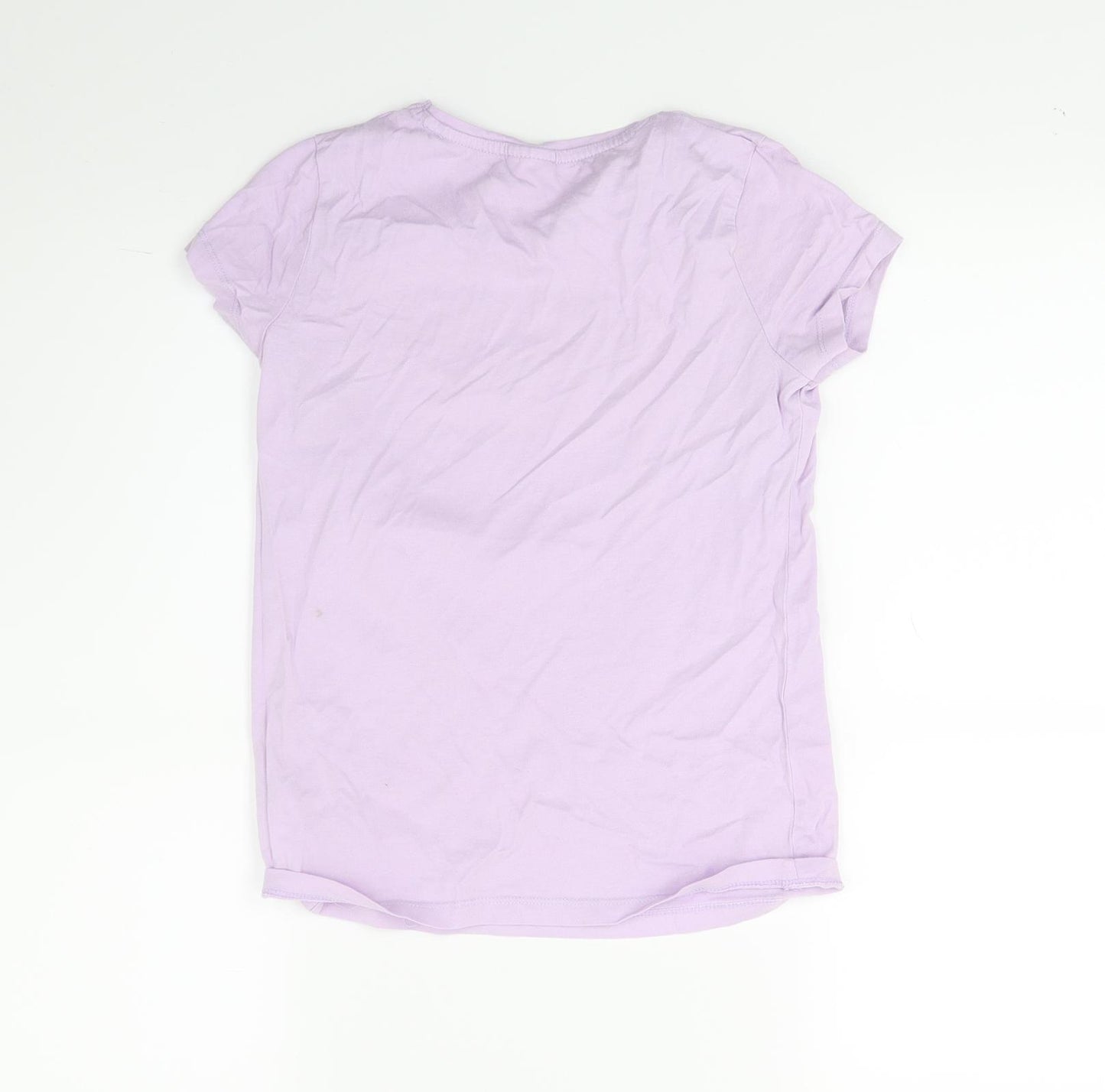F&F Girls Purple   Basic T-Shirt Size 9-10 Years  - Amour