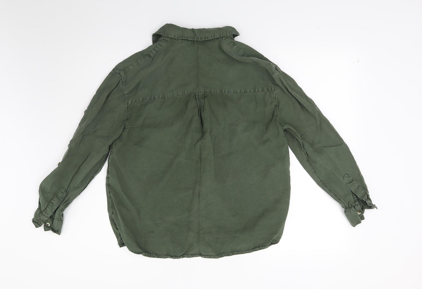 Principles Womens Green   Basic Button-Up Size 12