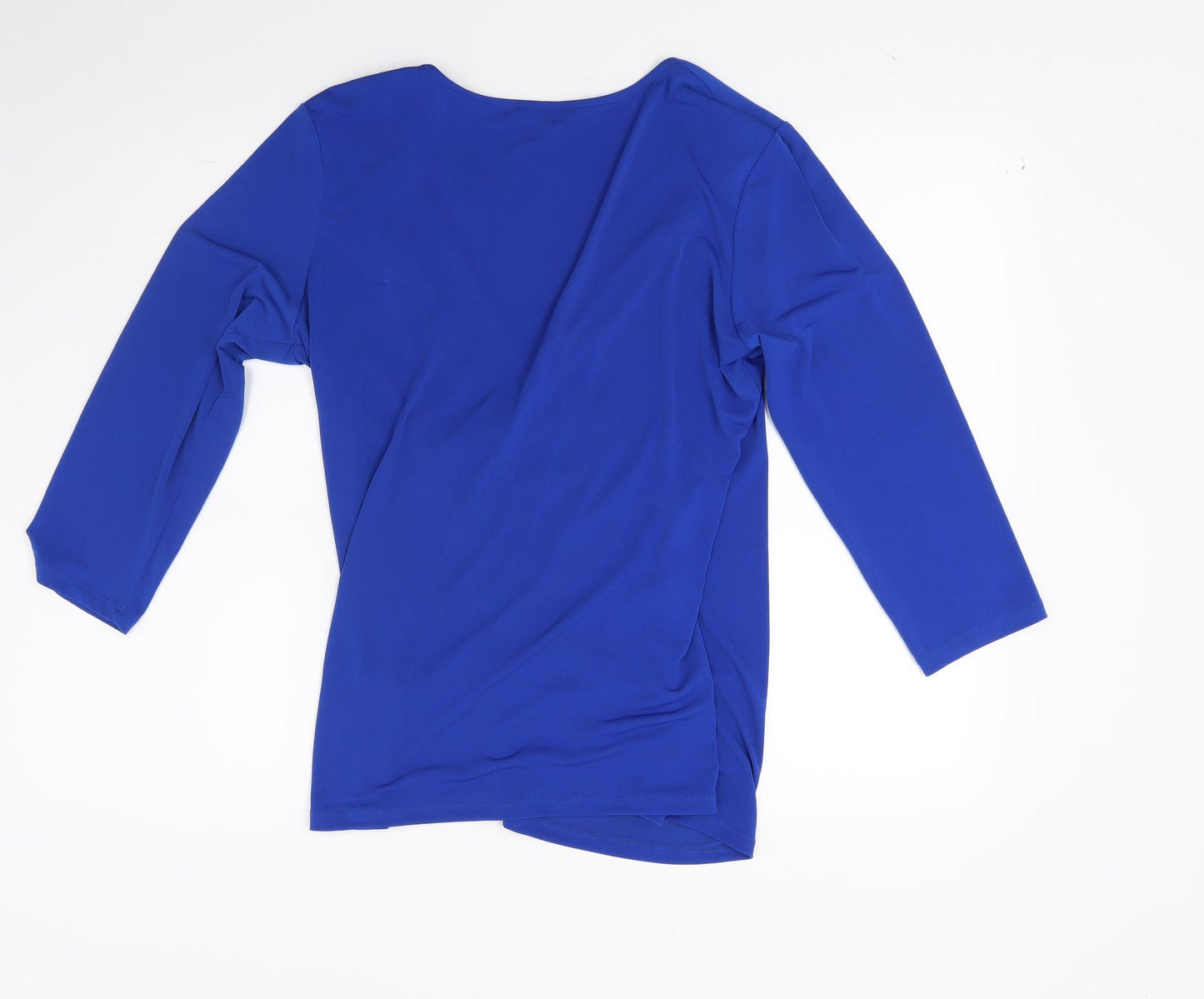 Papaya Womens Blue   Basic Blouse Size 16