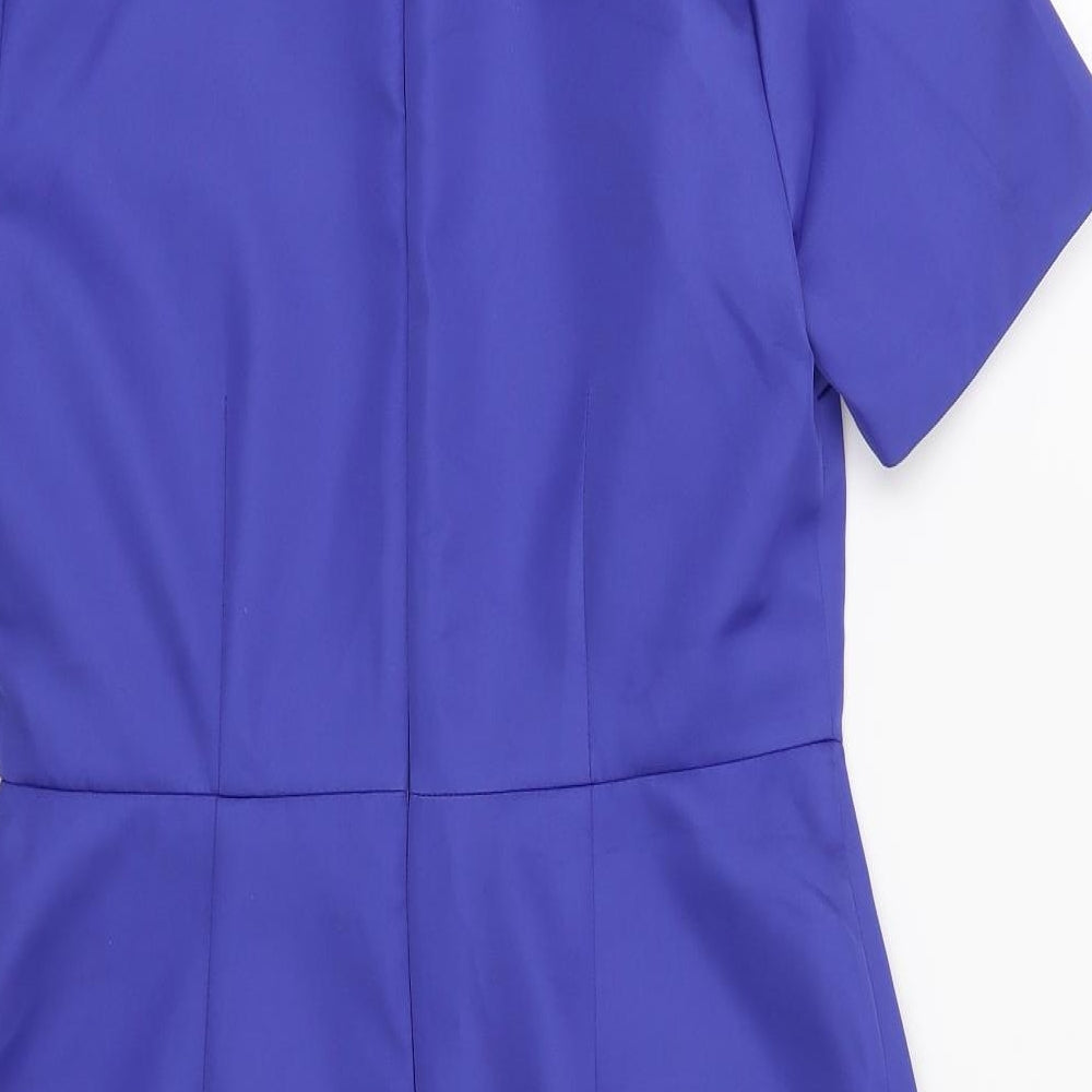 Definitions Womens Blue   A-Line  Size 10