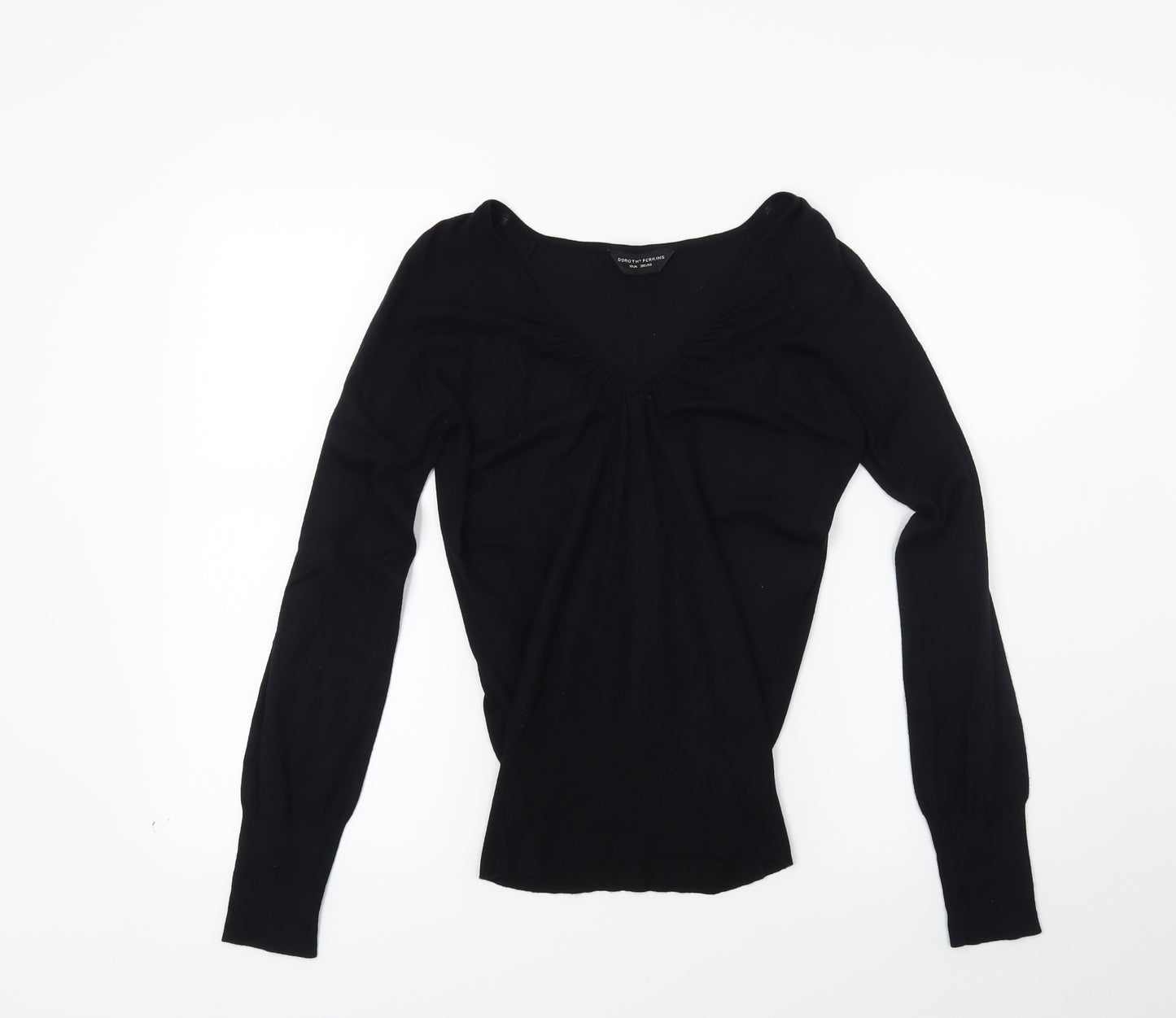 Dorothy Perkins Womens Black   Pullover Jumper Size 10