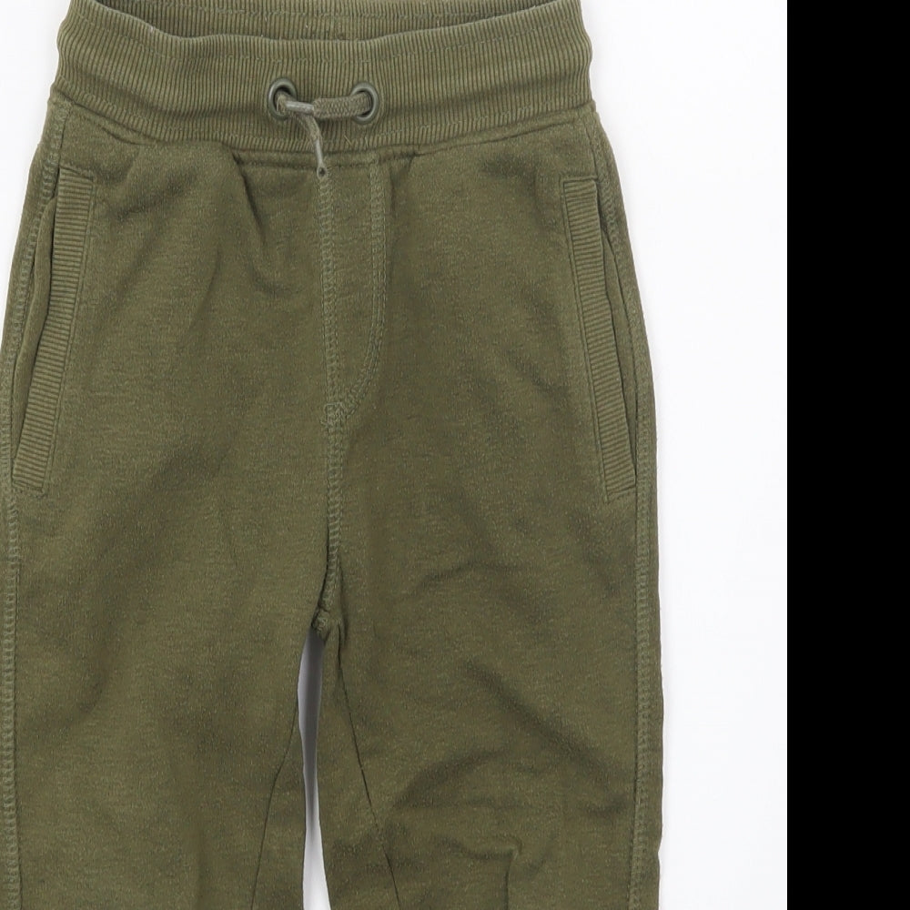 Nutmeg Boys Green   Jogger Trousers Size 3-4 Years