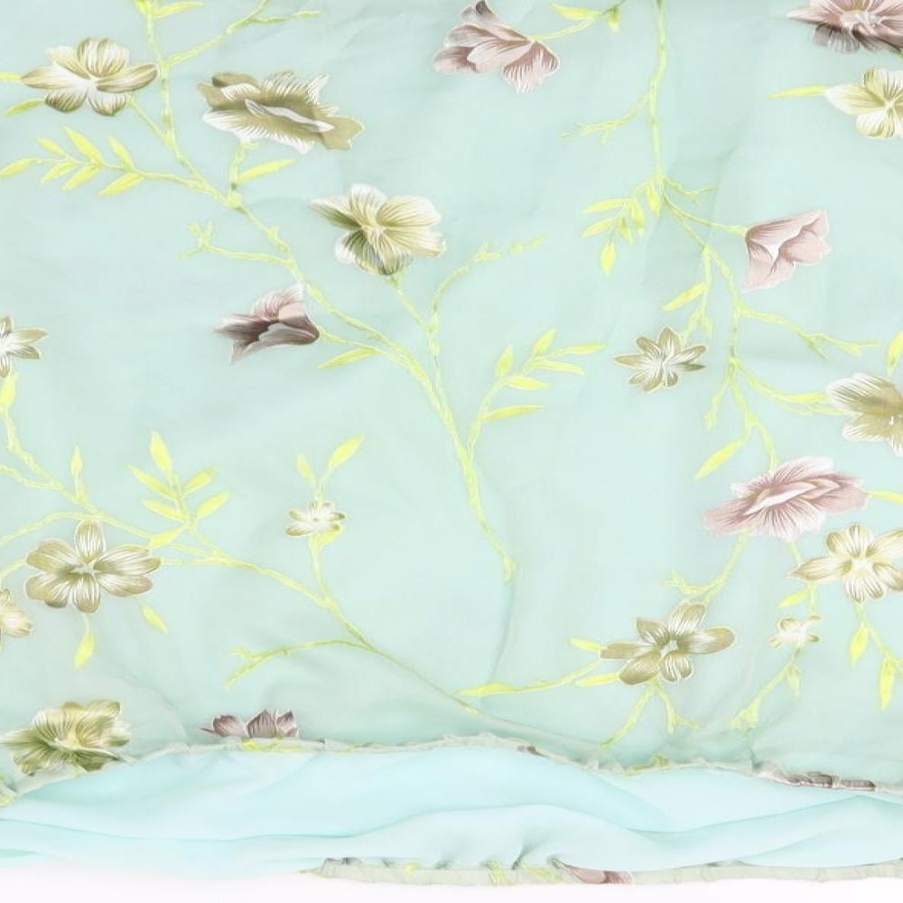 Windsmoor Womens Green Floral  Basic Blouse Size 18