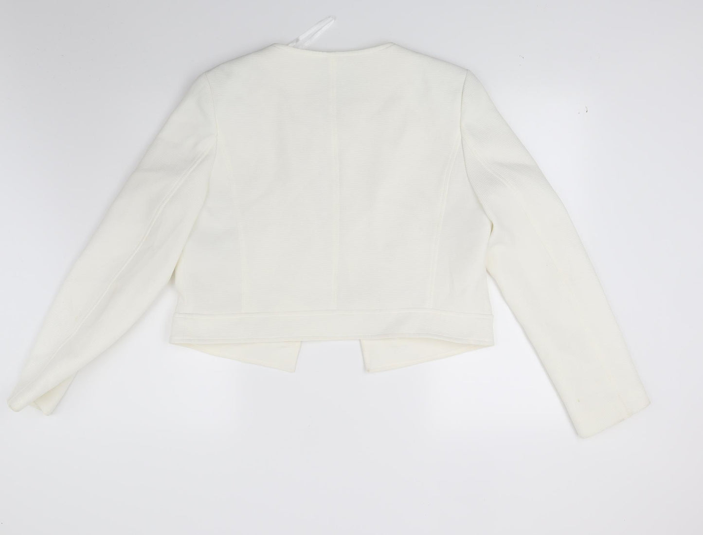 New Look Womens White   Jacket Coat Size 16