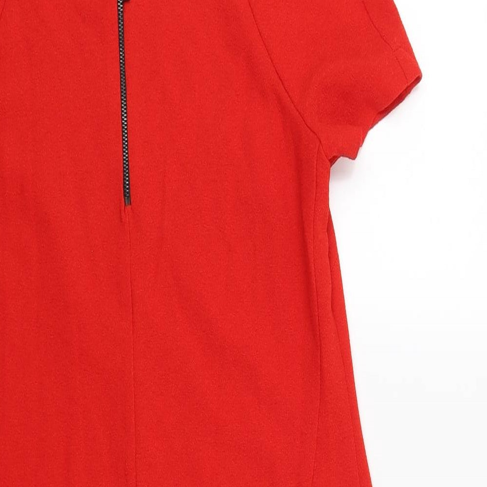 Top shop Womens Red   A-Line  Size 8