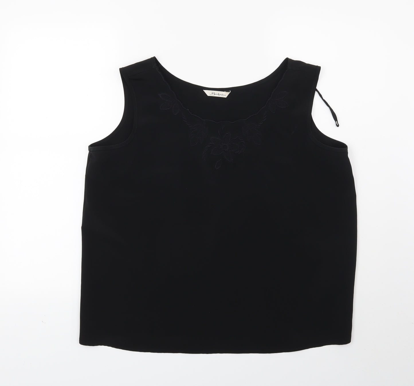 Berkertex Womens Black   Basic Blouse Size 18