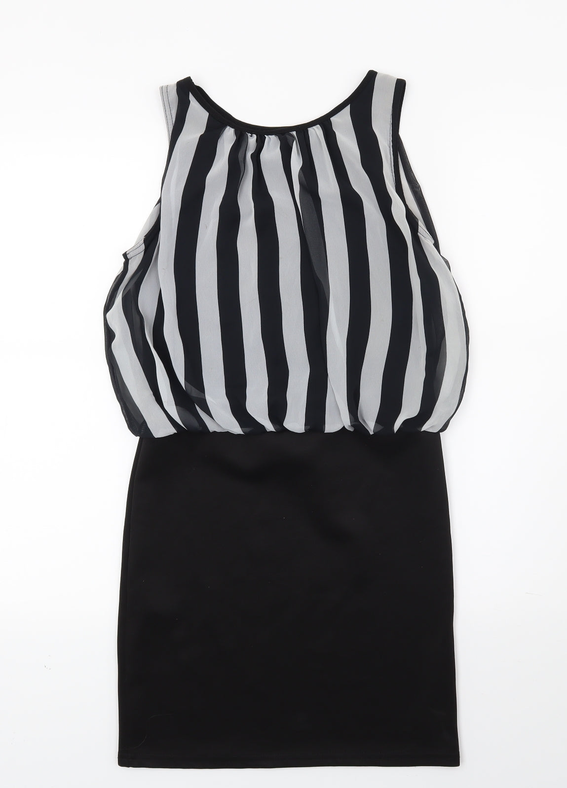 Cameo rose Womens Black Striped  Mini  Size 10