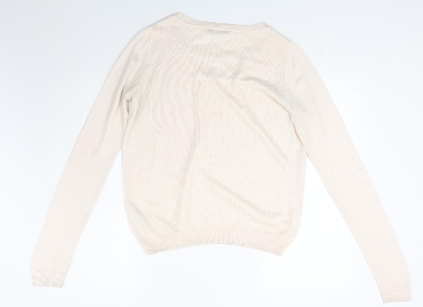 Dorothy Perkins Womens Beige   Pullover Jumper Size 10