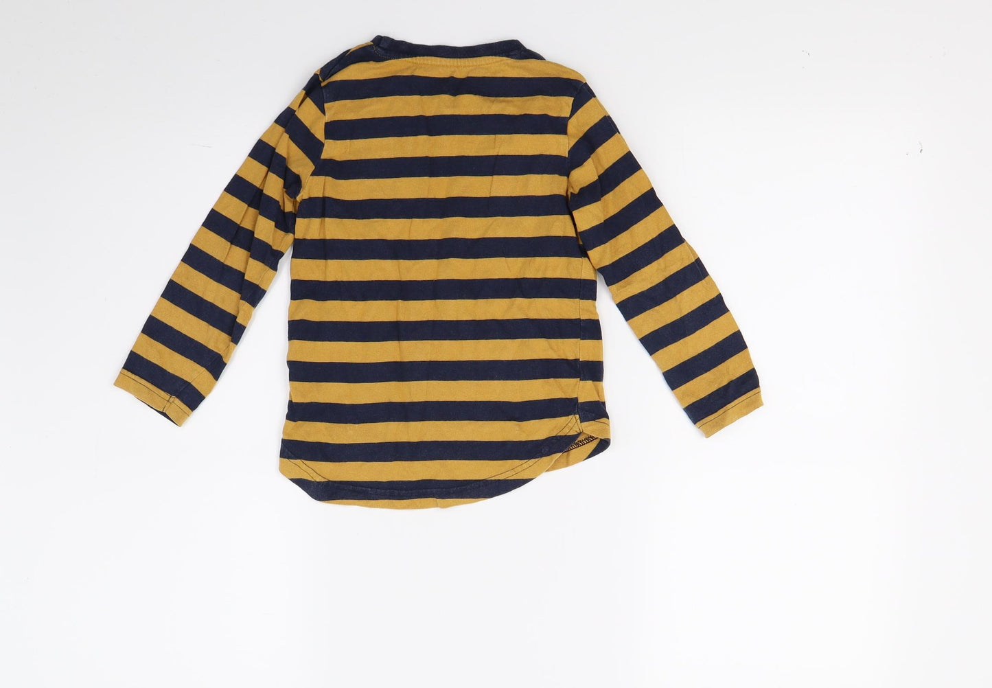 Nutmeg Boys Orange Striped  Pullover Sweatshirt Size 4-5 Years