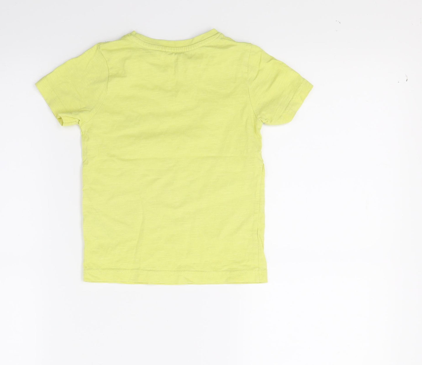 Nutmeg Boys Yellow   Basic T-Shirt Size 2-3 Years