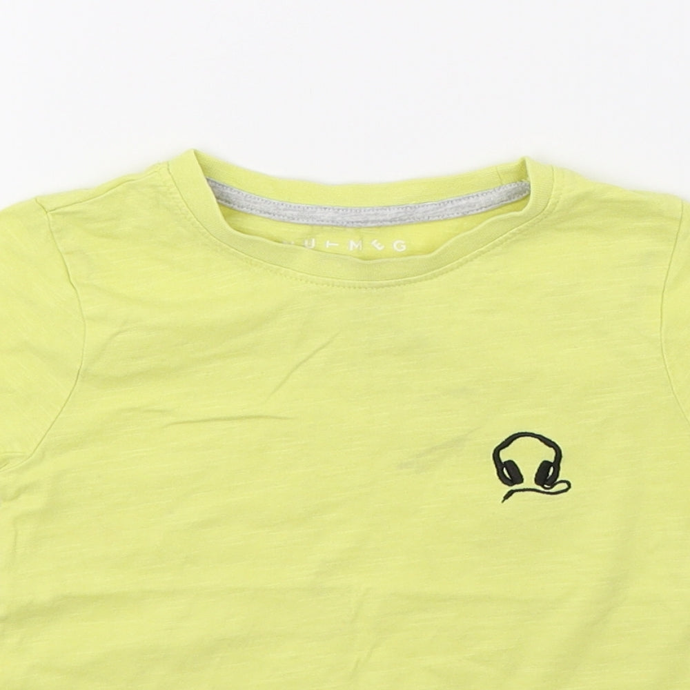 Nutmeg Boys Yellow   Basic T-Shirt Size 2-3 Years