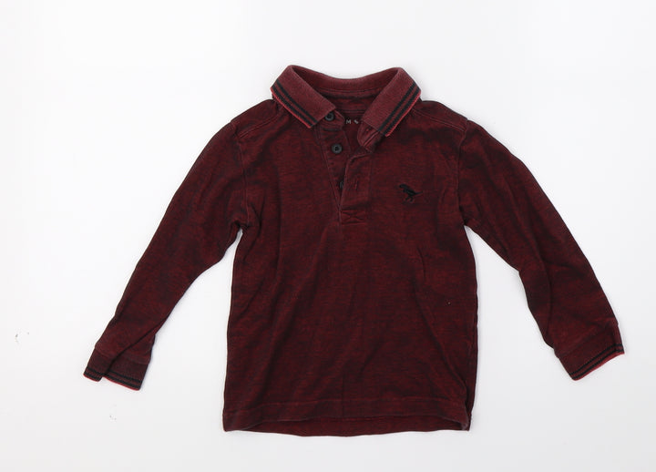 Nutmeg Boys Red Basic Polo Size 2-3 Years