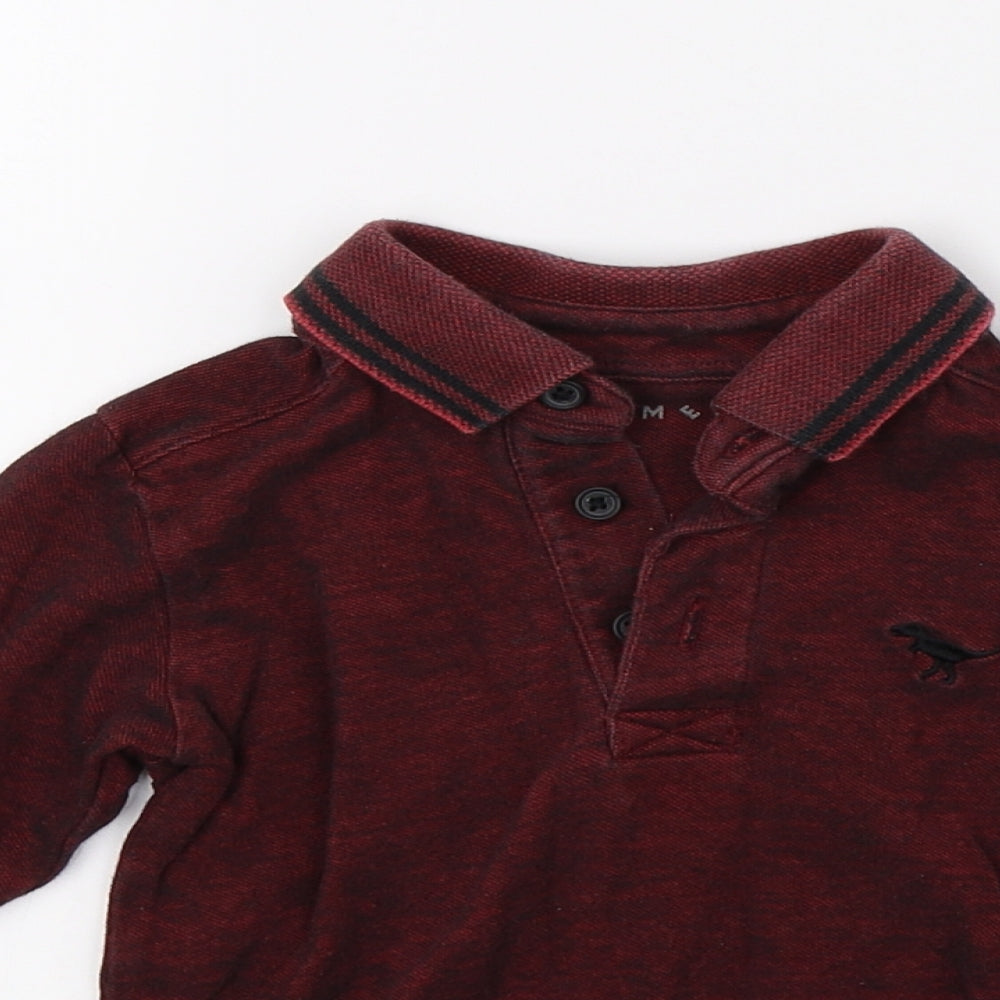 Nutmeg Boys Red   Basic Polo Size 2-3 Years