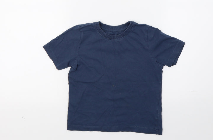Mothercare Boys Blue Basic T-Shirt Size 2-3 Years