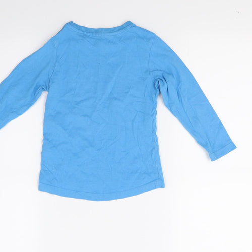 Nutmeg Boys Blue   Jersey T-Shirt Size 2-3 Years  - Tractor