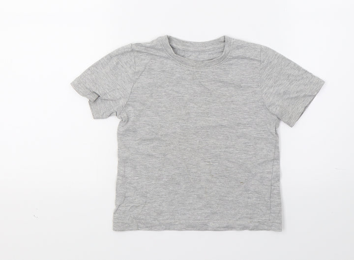 Mothercare Boys Grey   Basic T-Shirt Size 2-3 Years