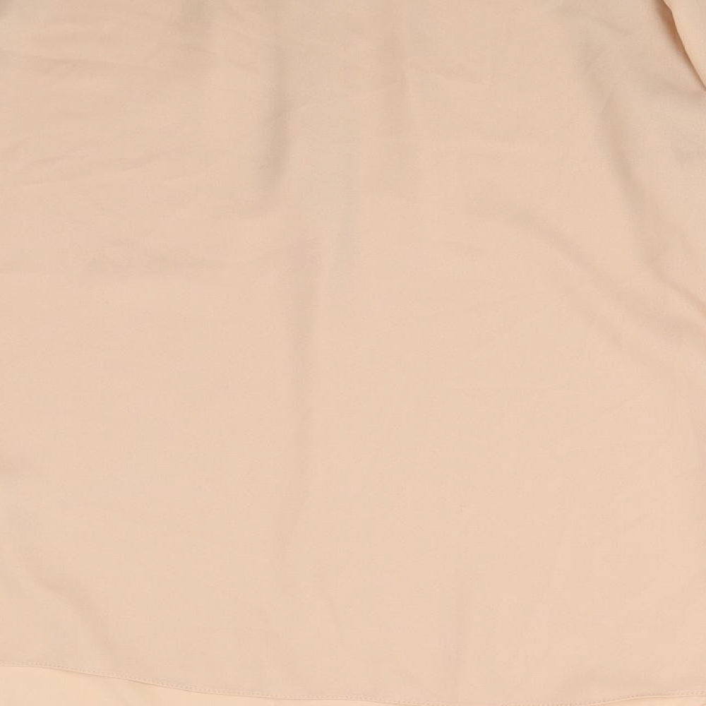 Papaya Womens Beige   Basic Blouse Size 10