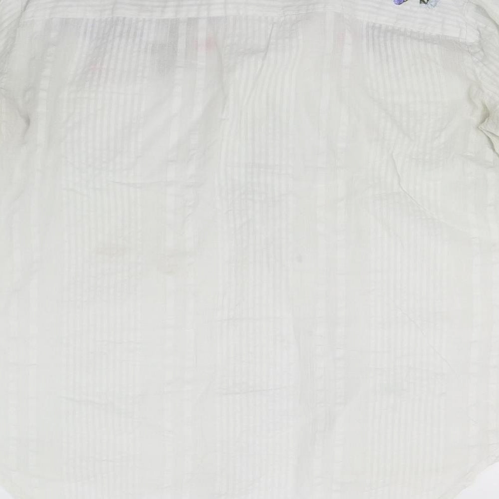 George Womens White   Basic Blouse Size 12
