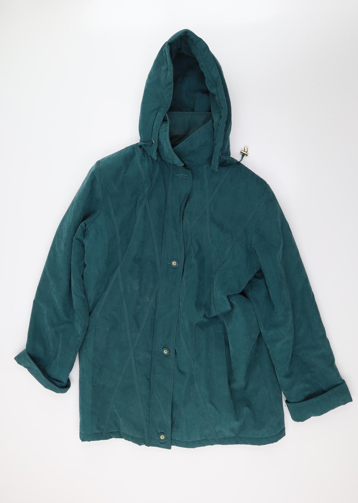 Damart Womens Green   Jacket Coat Size 18