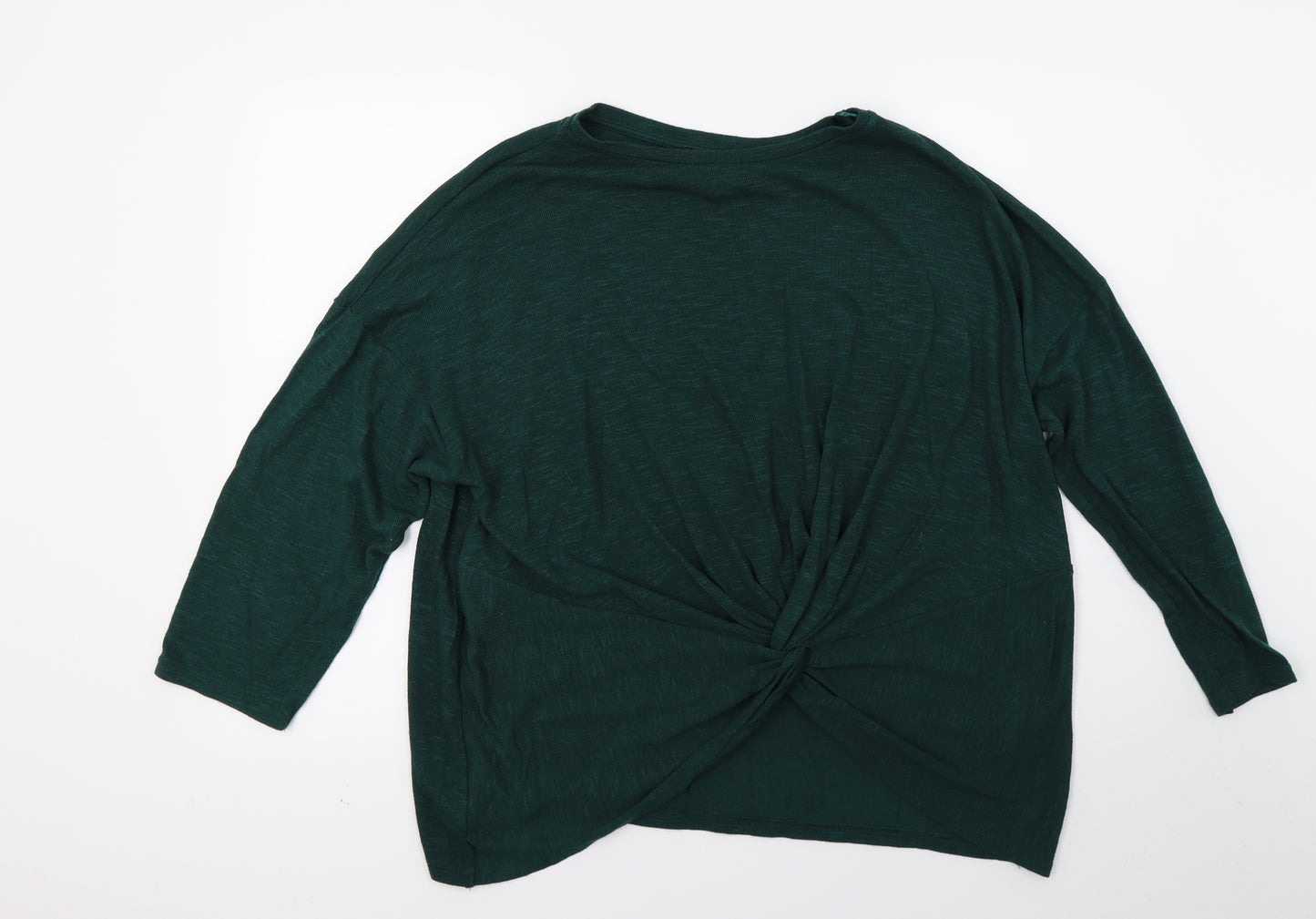 New Look Womens Green  Knit Pullover Jumper Size 22