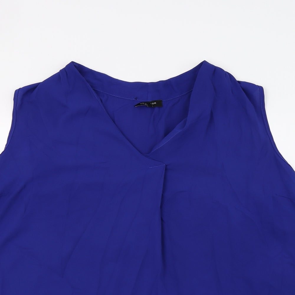 New Look Womens Blue   Basic Blouse Size 22