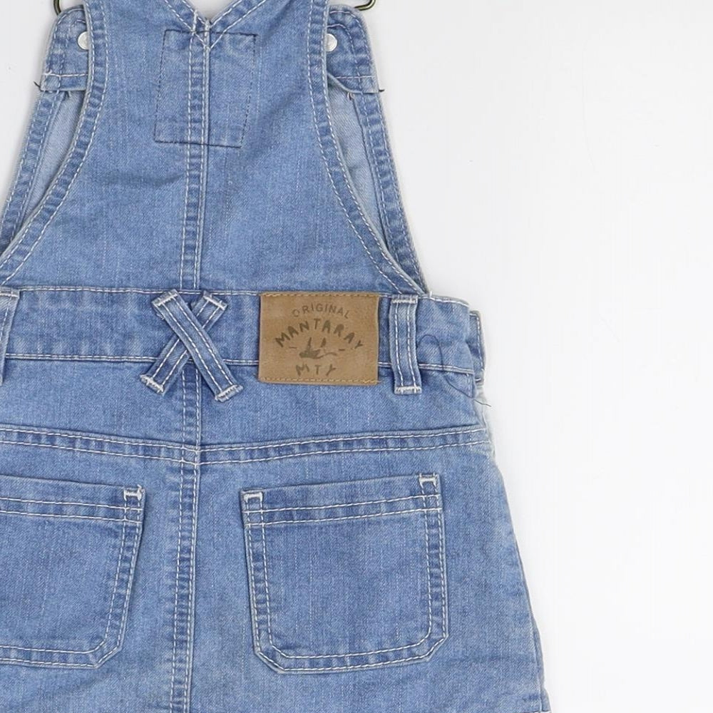 MANTARAY PRODUCTS Girls Blue  Denim A-Line  Size 12-18 Months