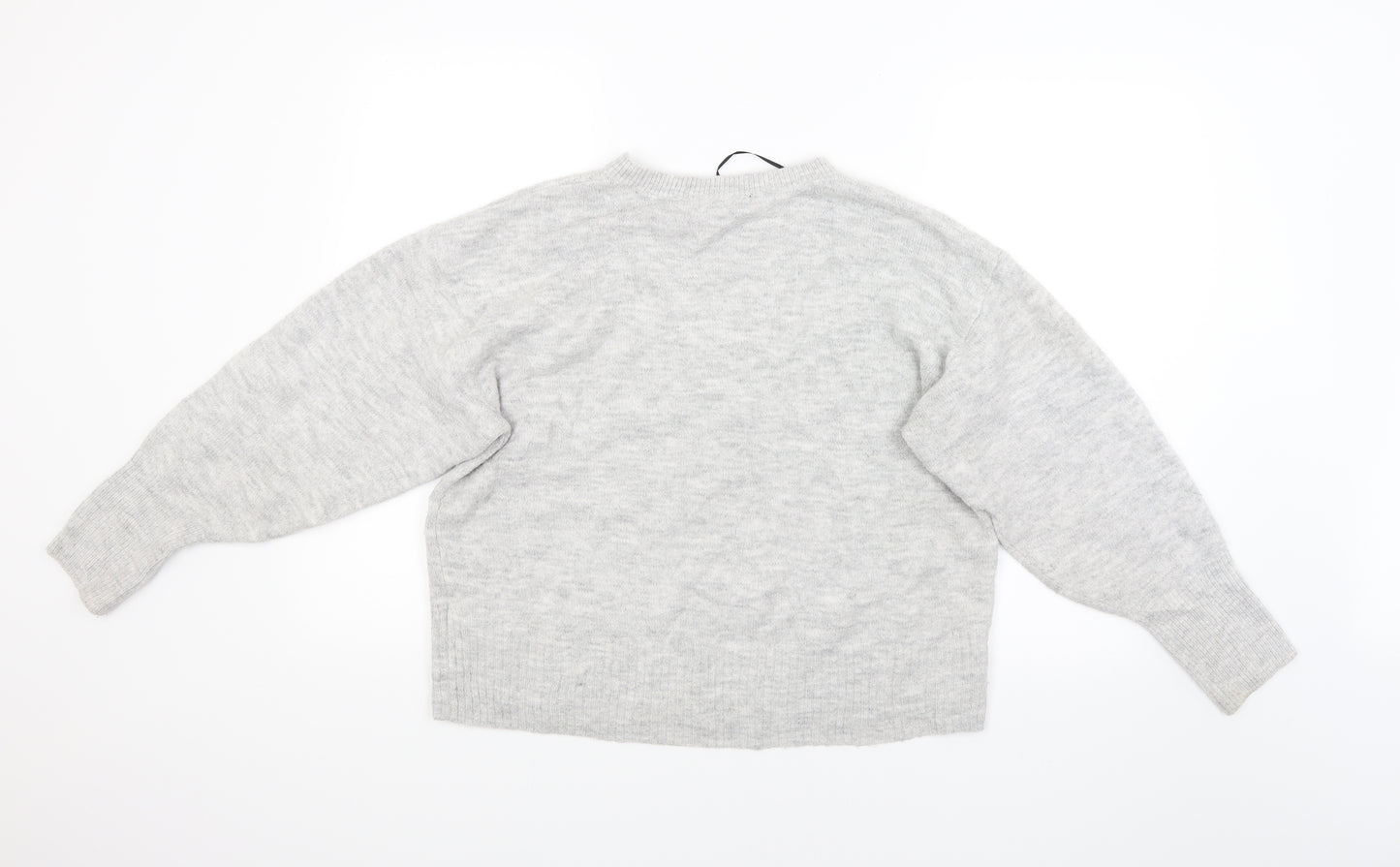 H&M Womens Grey   Pullover Jumper Size M