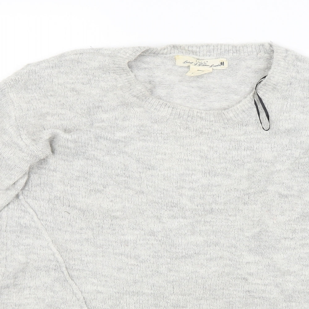Logg Womens Grey   Pullover Jumper Size M