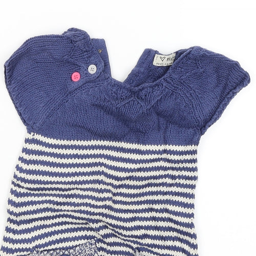 NEXT Boys Blue Striped  Pullover Jumper Size 2-3 Years