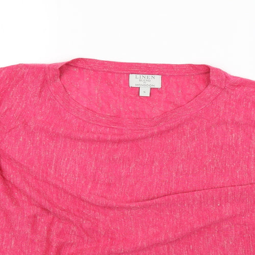 Monsoon Womens Pink   Pullover Jumper Size S