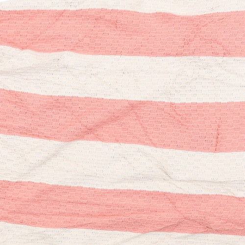F&F Womens Pink Striped  Pullover Jumper Size 12