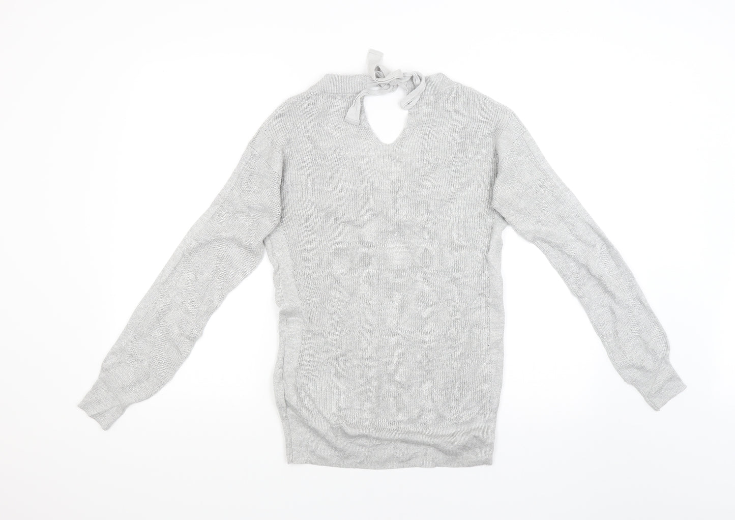 NEXT Womens Silver   Cardigan Jumper Size 8