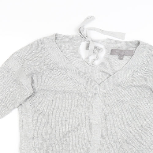 NEXT Womens Silver   Cardigan Jumper Size 8