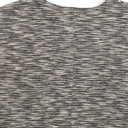 M&S Womens Gold Striped  Pullover Jumper Size 14