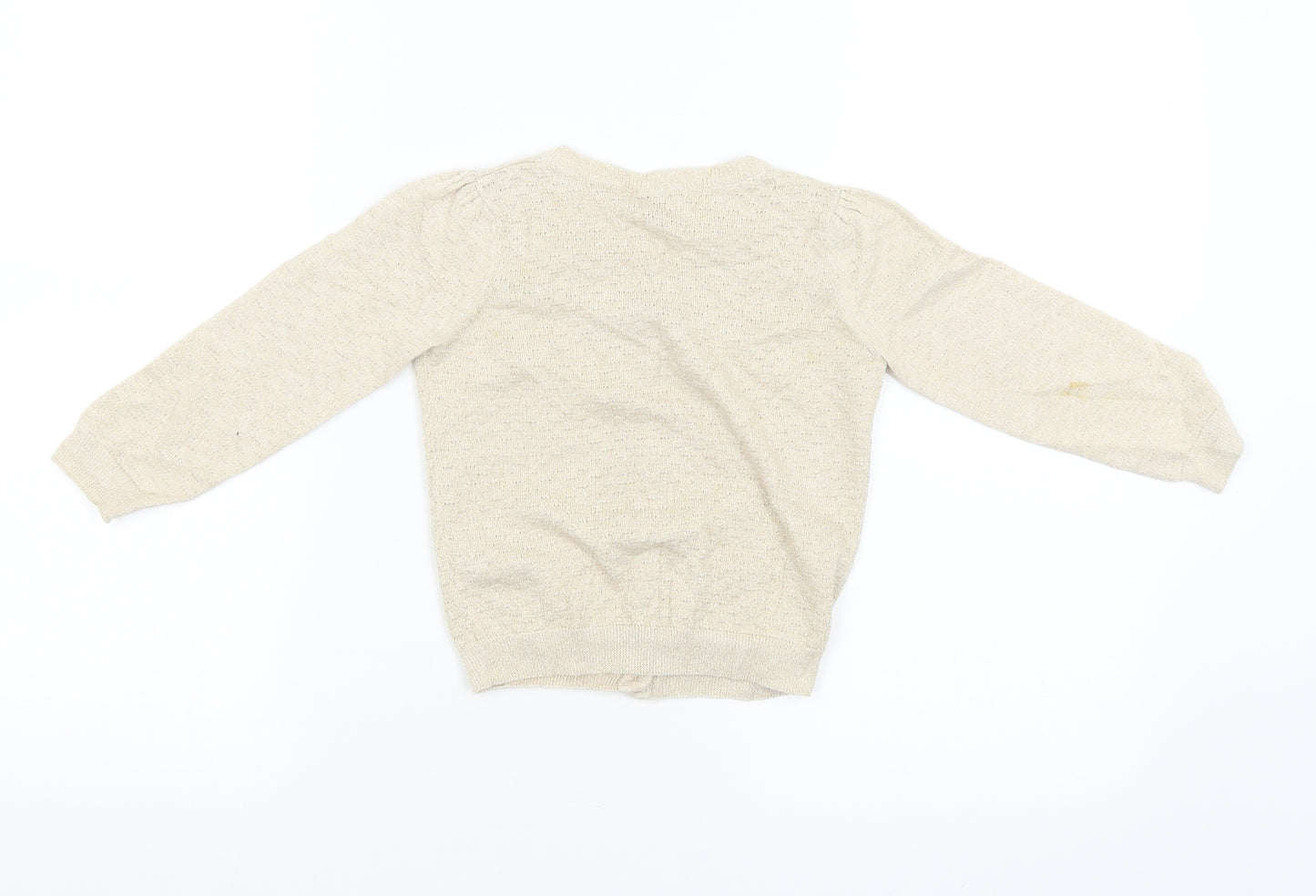 TU Girls Gold   Pullover Jumper Size 18-24 Months