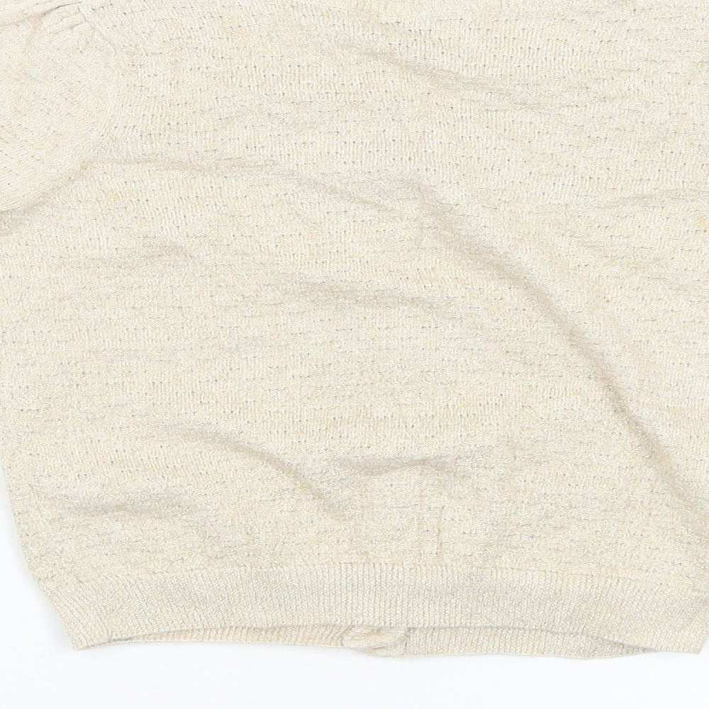 TU Girls Gold   Pullover Jumper Size 18-24 Months