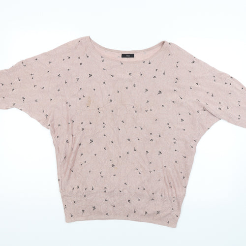 M&Co Womens Pink   Pullover Jumper Size 14