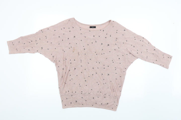 M&Co Womens Pink Pullover Jumper Size 14