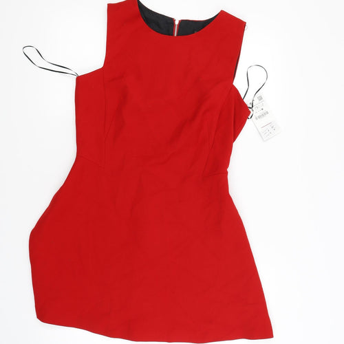 Zara Basic Womens Red   Skater Dress  Size L