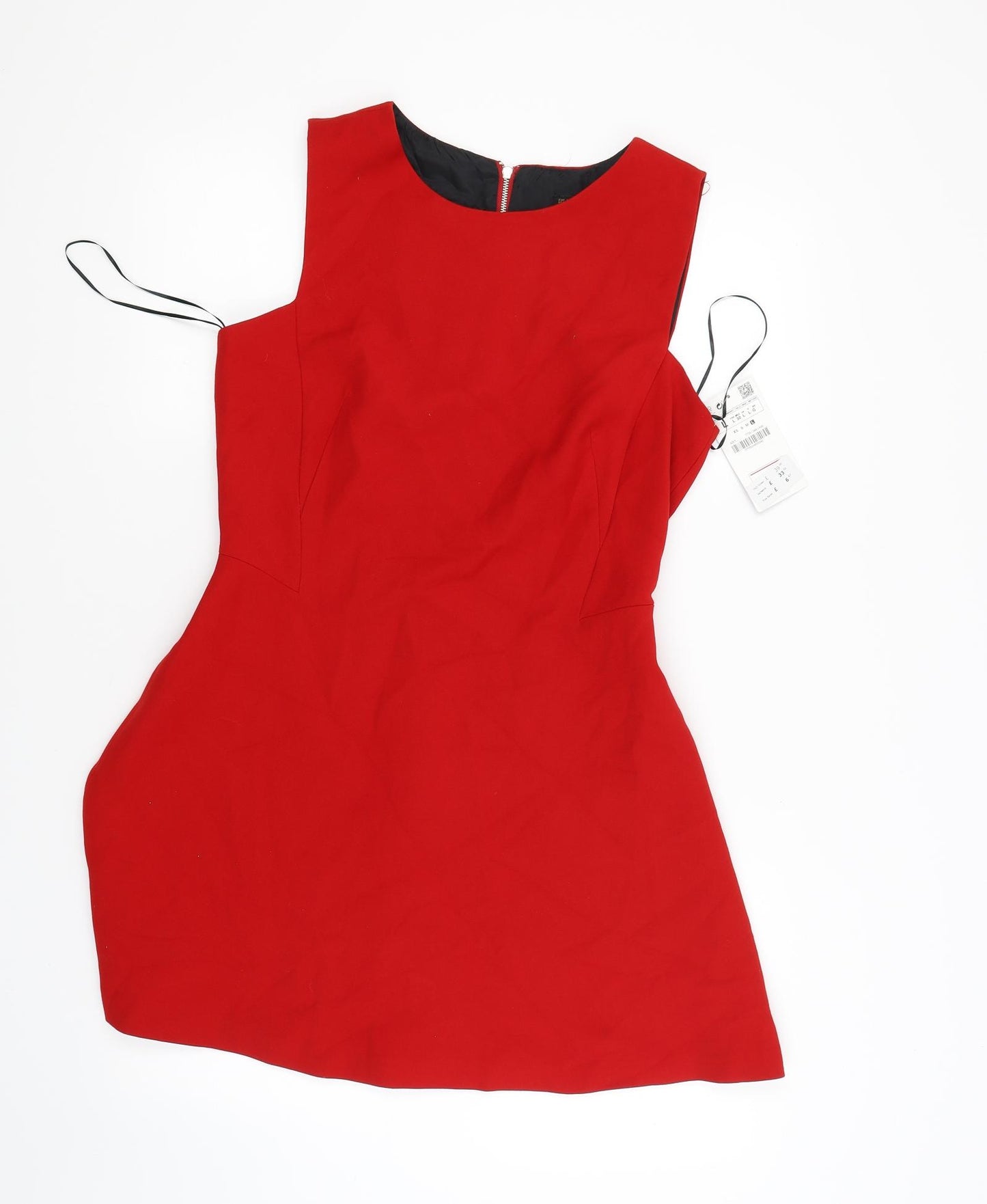 Zara Basic Womens Red   Skater Dress  Size L