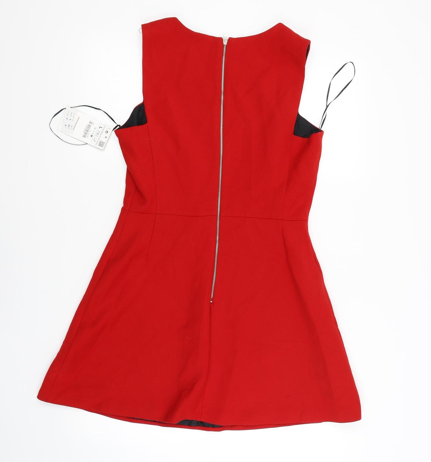 Zara Basic Womens Red   Skater Dress  Size L