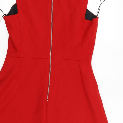 Zara Basic Womens Red   Skater Dress  Size L